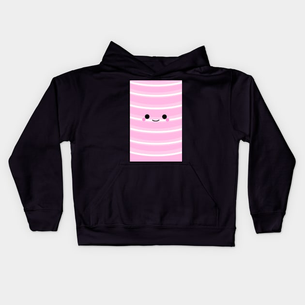 Pink Smile Kids Hoodie by Mhaddie